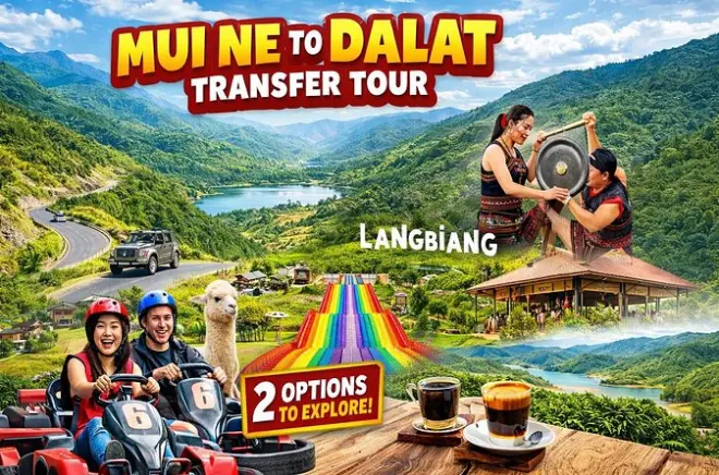 De Mui Ne a Da Lat con Go-Kart, Mongo Land y Langbiang