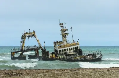 Colonia di foche a Cape Cross sulla Skeleton Coast da Swakopmund