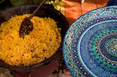 Aula de plov e samsa em Tashkent: Cozinhe e saboreie suas criações