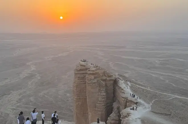 Edge of The World Riyad : Excursion privée avec dîner
