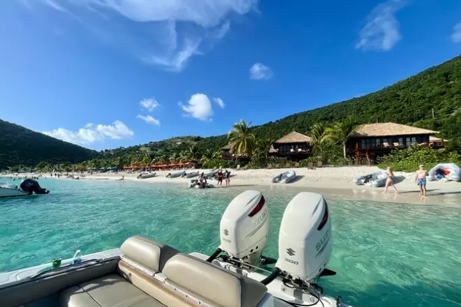 Snorkel cerca de Jost Van Dyke: Escapada al Soggy Dollar Bar