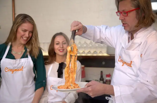 Cook 3 Pastas at a Tuscan Vineyard in San Gimignano