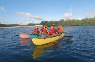 Kajakfahren an Mangel Halto und Spanish Lagoon, Aruba