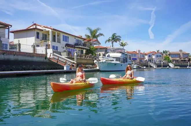 Kayak en Huntington Harbor: Dos horas a tu ritmo