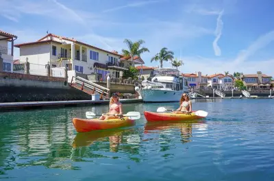 Kajakfahren in Huntington Harbor: Zwei Stunden in eigenem Tempo