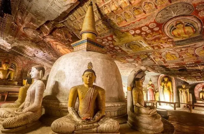 Dambulla-Höhlentempel, Sigiriya & Pidurangala-Felsen ab Kandy