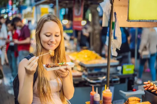Krabi à noite: Mais de 10 degustações em mercados de rua