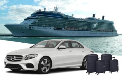 Reserva un traslado privado en sedán desde la terminal de cruceros de southampton hasta heathrow. viaje cómodo y fiable con bienvenida y ayuda con el equipaje. llegada fácil al aeropuerto.