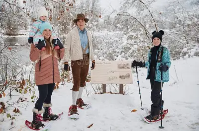 Racchette da neve a Leavenworth: Villaggio bavarese e fiume