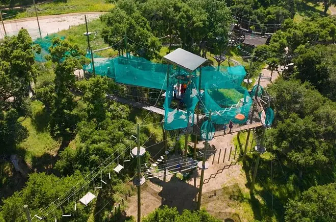 Ziplining im Santa Ynez Valley: Netzspielplatz in der Luft