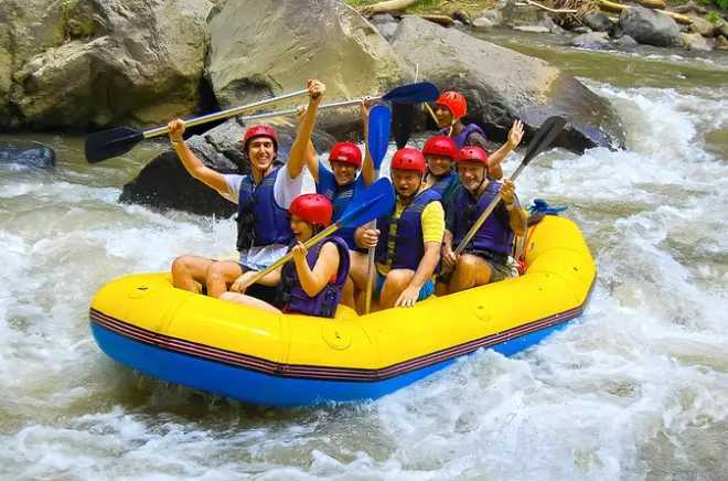 Rafting no rio Ayung em Seminyak: 2 horas com cachoeiras