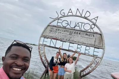 Entebbe Equator Line Tour: Lake Victoria Canoe Ride & Sunset