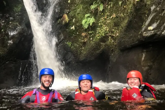 Gorge Walking in Wales: Waterfalls, Jumps & Slides
