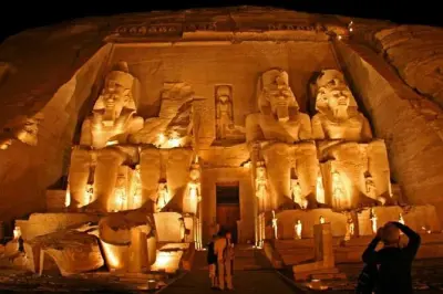 Abu Simbel son et lumière : 2 heures de spectacle après la nuit