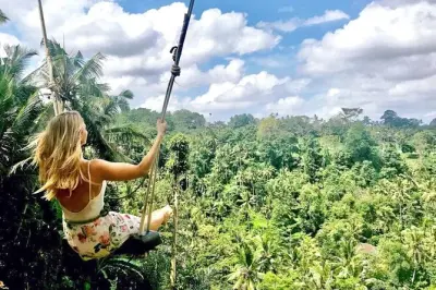 Ubud Tour with Jungle Swing, Rice Terrace & Waterfall