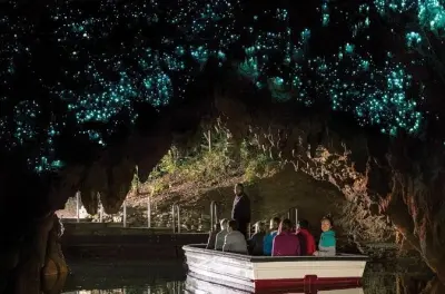 Waitomo Glowworm-Höhlen: Geführte Höhlen- und Bootstour