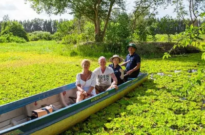 Marché flottant de Can Tho : Nouilles de riz et réserve naturelle