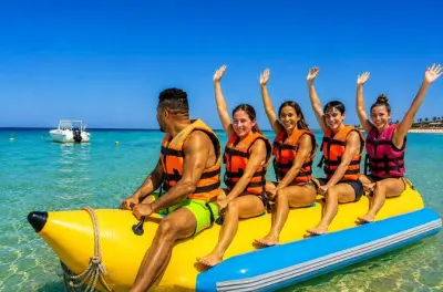 Djerba: 10 minutos de emoción remolcado en boya