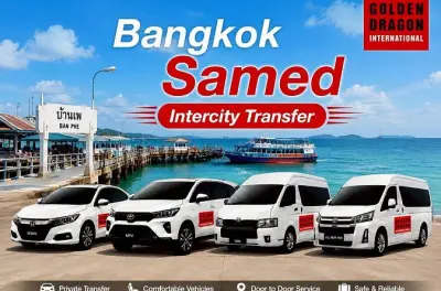 Traslado privado do pier Ban Phe a Bangkok com rotas diretas