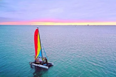 Disfruta del viento en un velero real por la bahía de biscayne en miami, con snorkel, avistamiento de fauna y guías locales. incluye snacks, agua y todo el equipo.