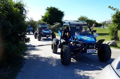 Feel the wind as you drive your own buggy across st. maarten, crossing both french and dutch sides with a local map, flexible stops, and pickup included.