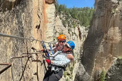 Via ferrata perto do Zion National Park: Escalada em Shorty Town