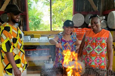 Cours de cuisine garifuna et maya à Hopkins Belize
