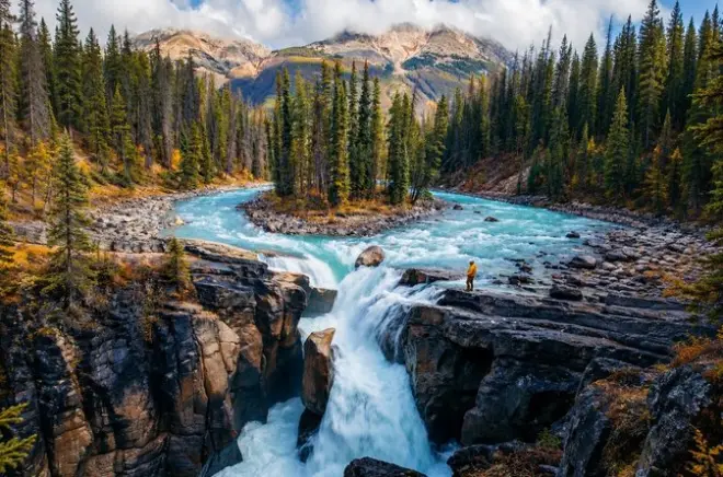 Banff et Jasper depuis Calgary : Glaciers, lacs et cascades