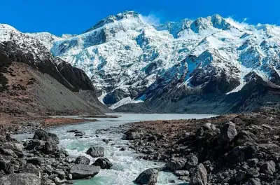 Excursion privée à Mt. Cook : Lac Tekapo et glacier Tasman