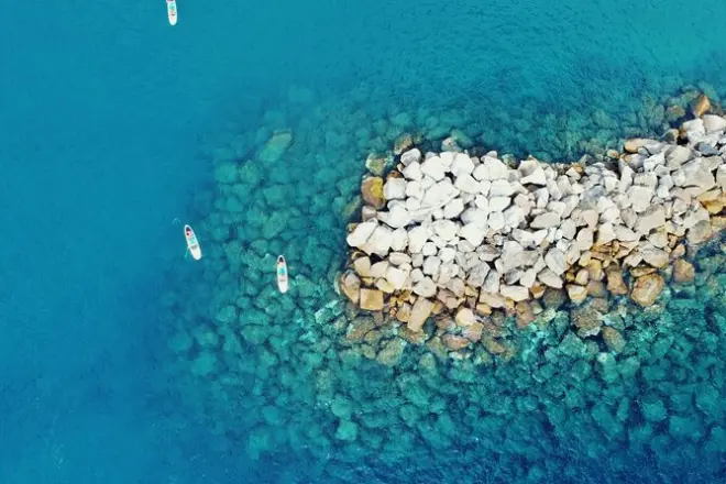 Snorkeling à Levanto : Paddle et grottes côtières