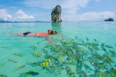 Snorkeling à Krabi : 4 îles en bateau longtail