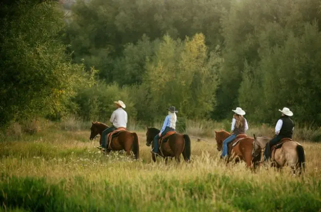 Horseback Riding in Midway: Mountain Meadows guided experience