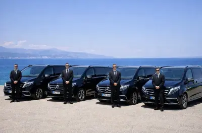 Private Transfer in Mykonos: Mercedes with WiFi & Water