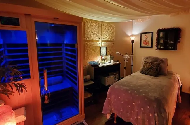 Massage et sauna infrarouge à Newport Beach : Forfait spa privé