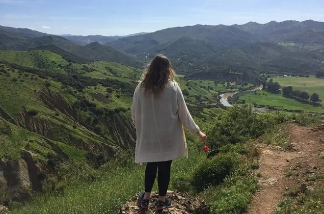 Rif-Berge ab Chefchaouen mit Blick auf die Spanische Moschee