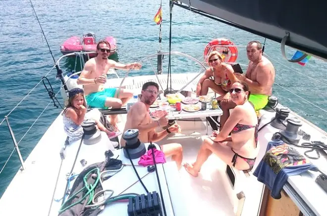 San Sebastian Privates Segeln: La Concha Strand & Pasai Donibane