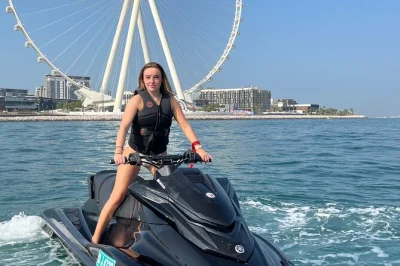Feel the rush on a 2-hour dubai jet ski tour past jumeirah beach, bluewaters, atlantis & burj al arab. includes safety gear, lockers & guide—book your spot now.