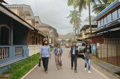 Wander margao’s colorful lanes, step inside the holy spirit church, hear stories from a local guide, and end with goan snacks. includes walking tour & treats.