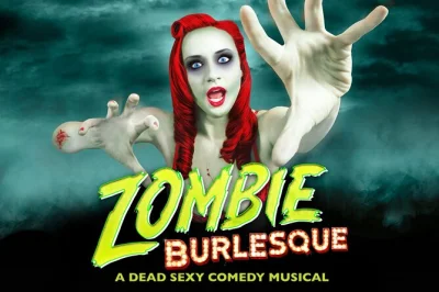 Disfruta de zombie burlesque en las vegas con banda en vivo, zombies locos y recogida fácil de entradas en el v theater de planet hollywood. reserva ya tu lugar.