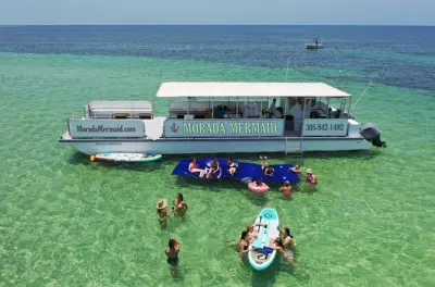 Islamorada sandbar: Paddleboard e nuoto