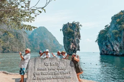 Wake up to maya bay’s white sands, kayak phang nga’s caves, and step onto james bond island—all in one private boat day trip from phuket with lunch and snacks.