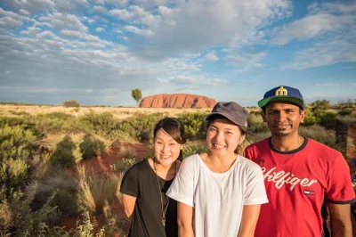 Feel the red earth under your boots on a camping safari from alice springs to uluru, kata tjuta & kings canyon. includes sunrise walks, cultural stories, and starlit dinners.