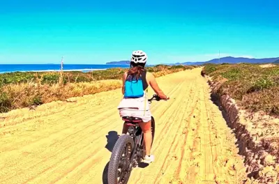 Safari e-fatbike plage Mozambique : Circuit dans les dunes
