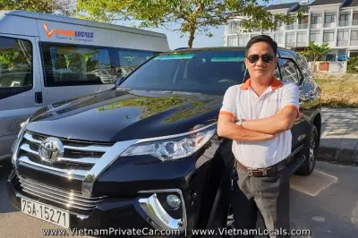 Traslado privado de Dong Hoi a Da Nang con paradas incluidas