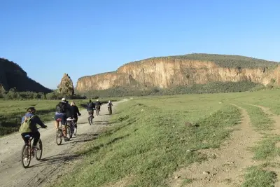 Hell's Gate und Lake Naivasha: Wandern, Radfahren, Tiere sehen