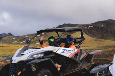 Book a 1-hour buggy ride in iceland. drive gravel roads, visit waterfalls, and explore wild nature near brú basecamp. gear included. reserve your spot now.