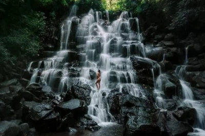 Descubre los monos en el bosque sagrado de ubud, siente la frescura de la cascada kanto lampo y pasea por los arrozales de tegalalang. tour privado con recogida incluida.