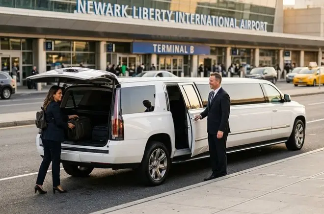 Transfert aéroport Newark : Service privé de limousine de luxe