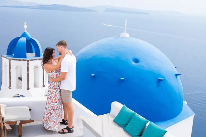 Séance photo pro de 2 h à Santorin avec photographe expert