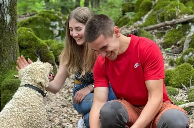 Trüffelsuche im Velebit mit Brunch: Professionelle Hunde